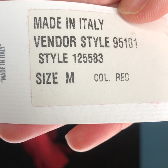 FINAL SALE! Red Linen Piazza Del Tempio Midi Dress - Picture 4 of 5